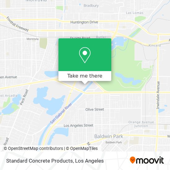 Standard Concrete Products map