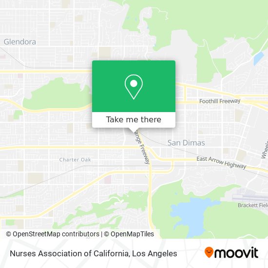 Nurses Association of California map