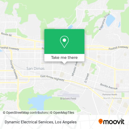 Dynamic Electrical Services map