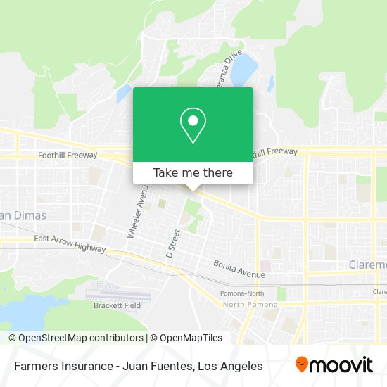 Mapa de Farmers Insurance - Juan Fuentes