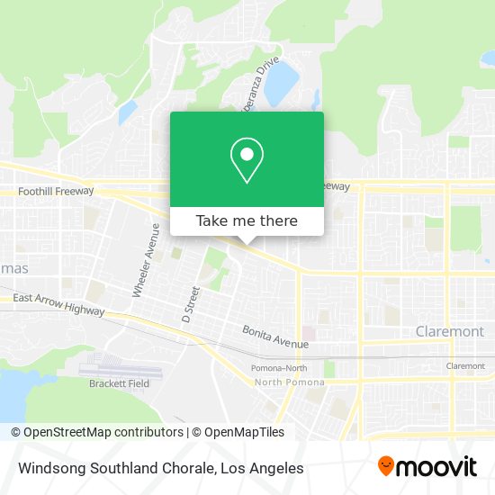 Mapa de Windsong Southland Chorale