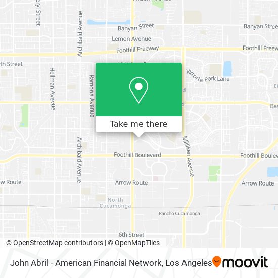Mapa de John Abril - American Financial Network