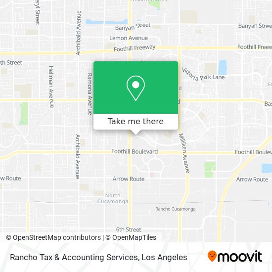 Mapa de Rancho Tax & Accounting Services