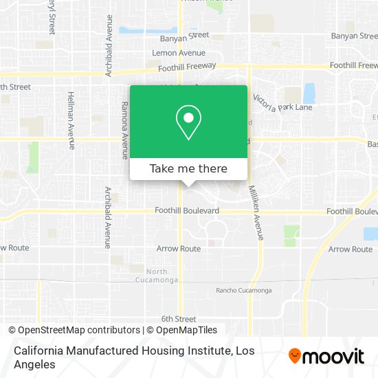 Mapa de California Manufactured Housing Institute