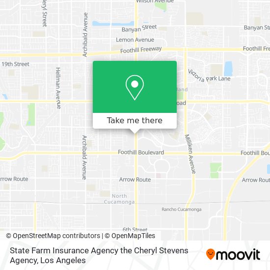 Mapa de State Farm Insurance Agency the Cheryl Stevens Agency