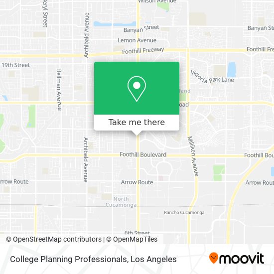 Mapa de College Planning Professionals