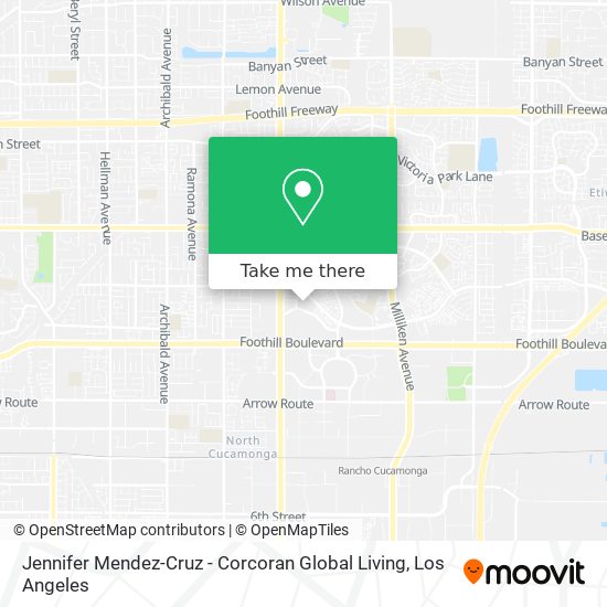 Mapa de Jennifer Mendez-Cruz - Corcoran Global Living