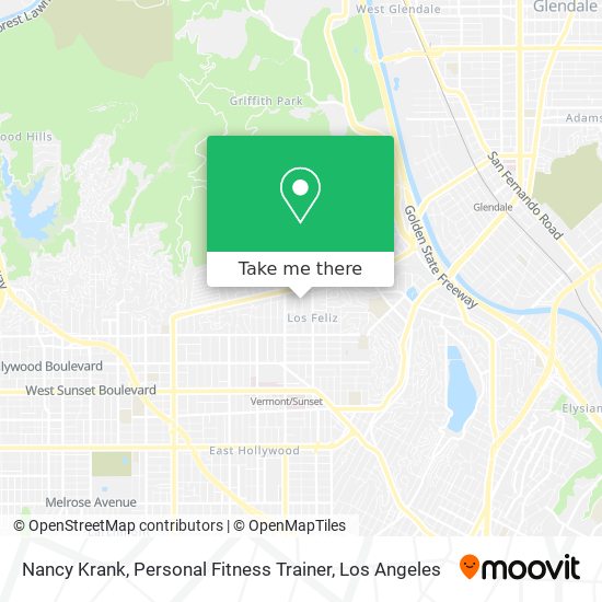 Mapa de Nancy Krank, Personal Fitness Trainer