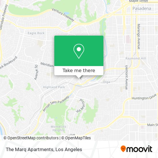 The Marq Apartments map