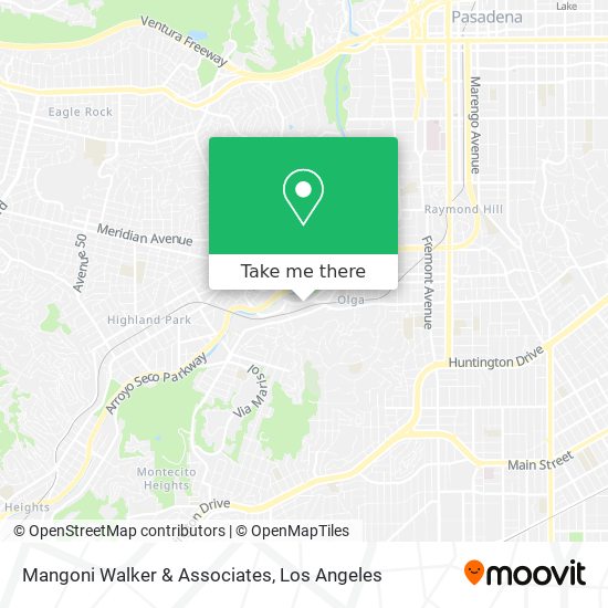 Mangoni Walker & Associates map