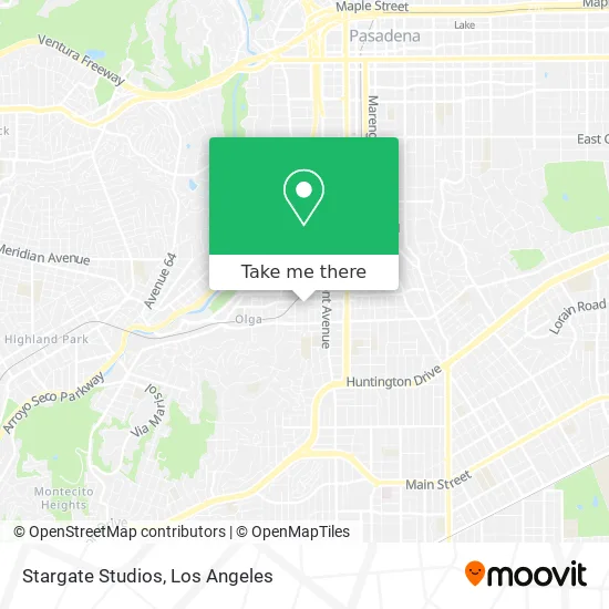 Mapa de Stargate Studios