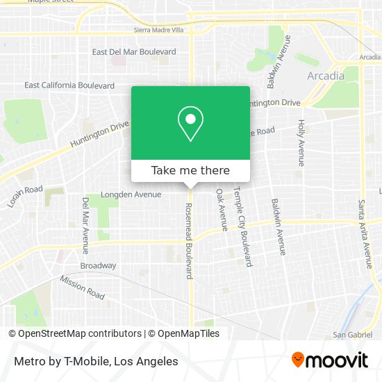 Metro by T-Mobile map