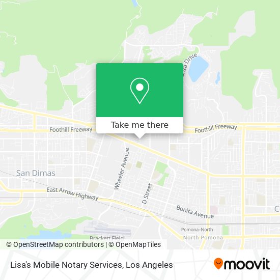 Lisa's Mobile Notary Services map