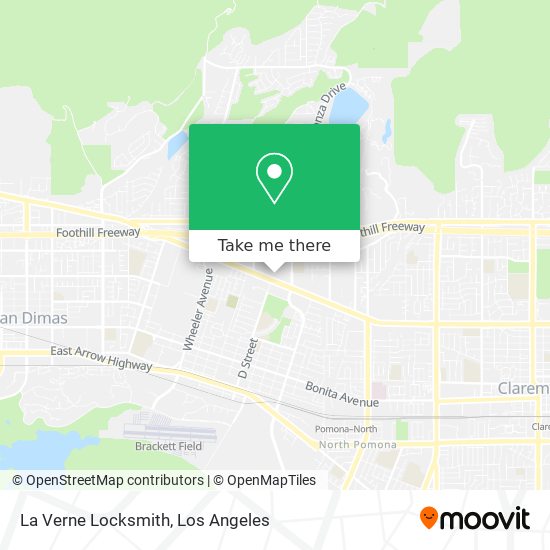 La Verne Locksmith map