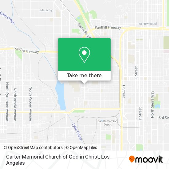 Mapa de Carter Memorial Church of God in Christ