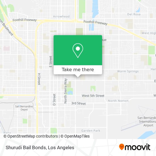 Shurudi Bail Bonds map