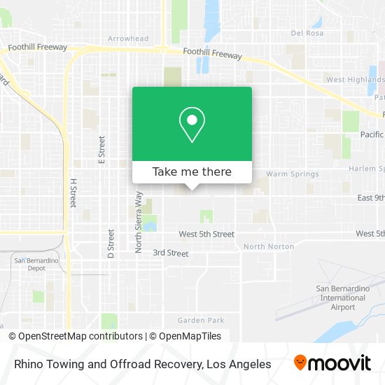 Rhino Towing and Offroad Recovery map