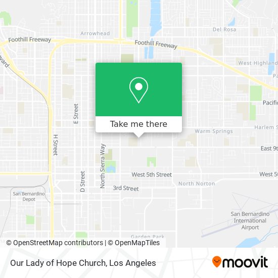 Our Lady of Hope Church map