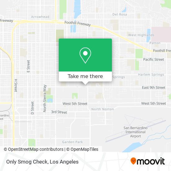 Only Smog Check map