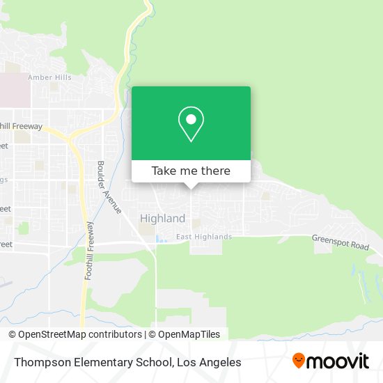 Thompson Elementary School map