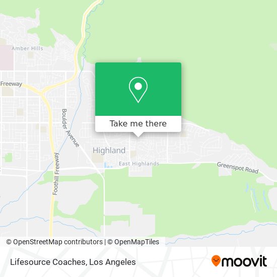 Lifesource Coaches map