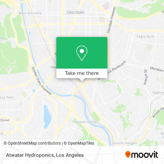 Atwater Hydroponics map