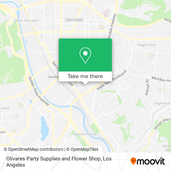 Olivares Party Supplies and Flower Shop map