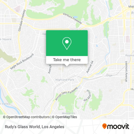 Rudy's Glass World map