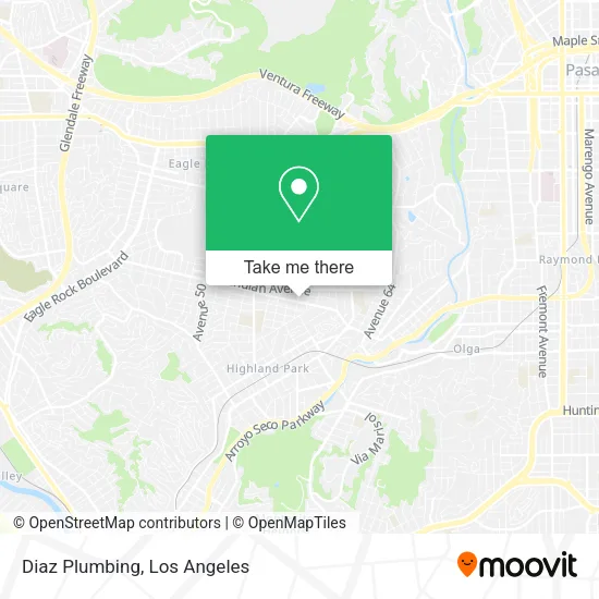 Diaz Plumbing map