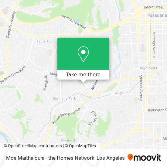 Mapa de Moe Maithalouni - the Homes Network