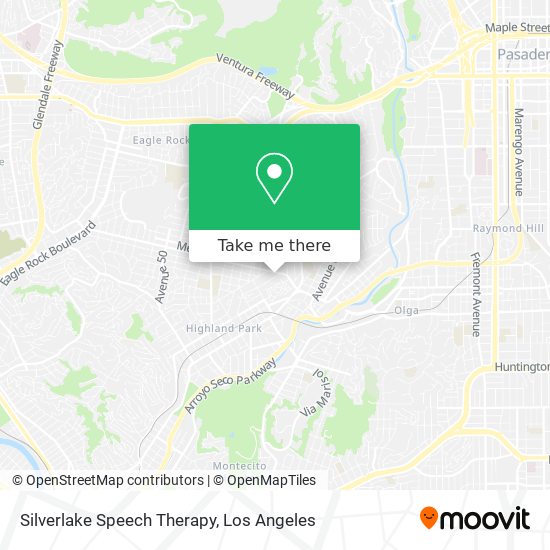 Silverlake Speech Therapy map