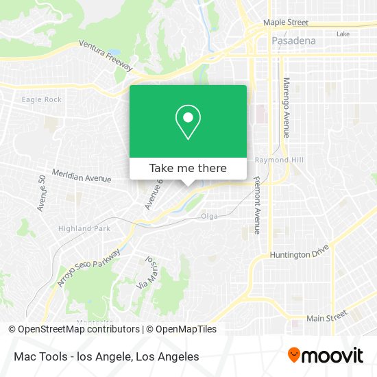 Mac Tools - los Angele map