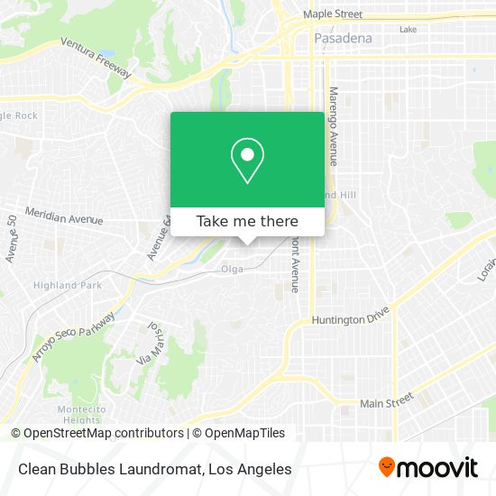 Clean Bubbles Laundromat map