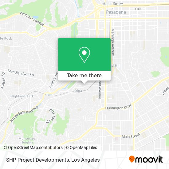 Mapa de SHP Project Developments
