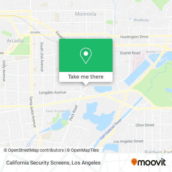California Security Screens map
