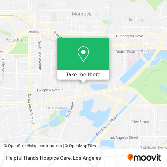 Helpful Hands Hospice Care map