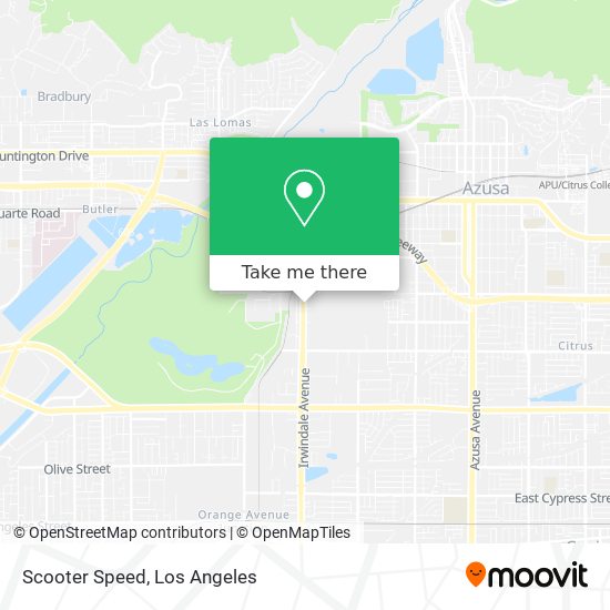 Scooter Speed map