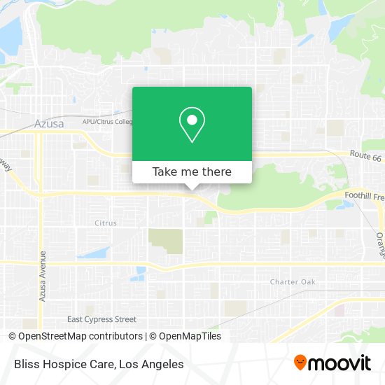 Bliss Hospice Care map