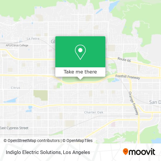 Indiglo Electric Solutions map