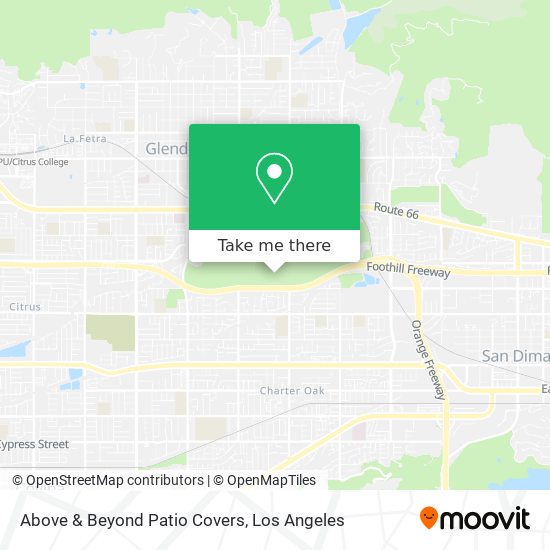 Above & Beyond Patio Covers map