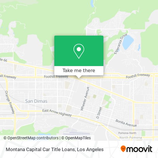 Montana Capital Car Title Loans map