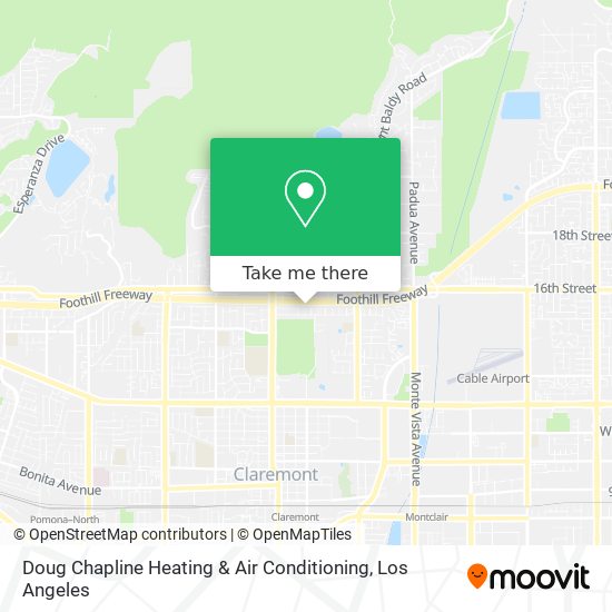 Doug Chapline Heating & Air Conditioning map