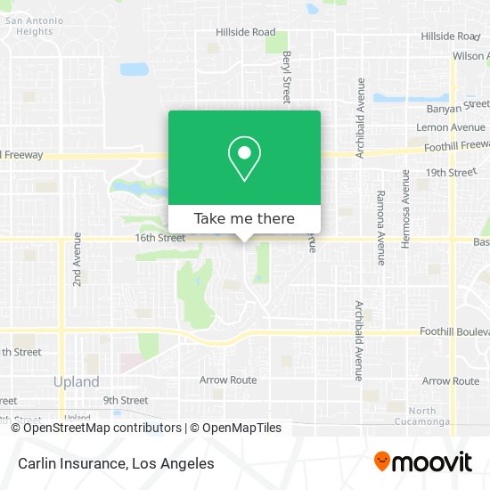 Carlin Insurance map