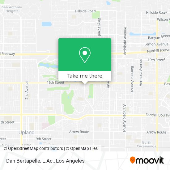 Mapa de Dan Bertapelle, L.Ac.