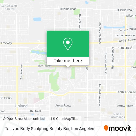 Mapa de Talavou Body Sculpting Beauty Bar