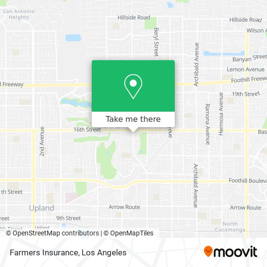 Mapa de Farmers Insurance