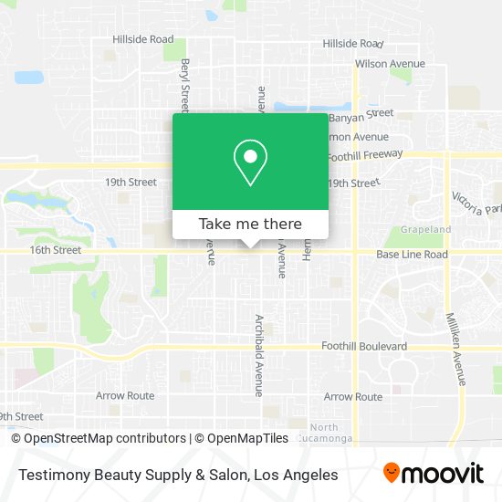 Testimony Beauty Supply & Salon map