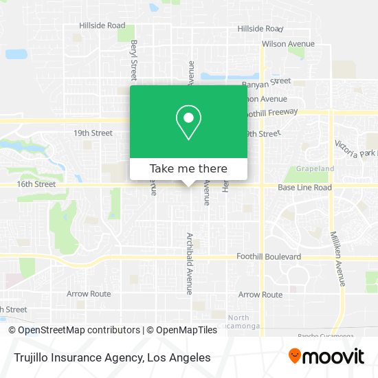 Trujillo Insurance Agency map