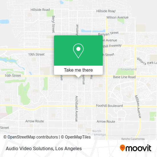 Audio Video Solutions map
