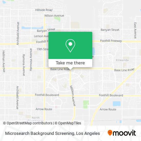 Microsearch Background Screening map